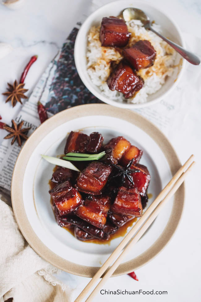 chairman Mao's red braised pork belly|chinasichuanfood.com