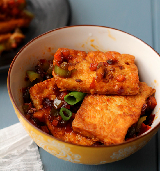 home style tofu--tofu stir fry recipe