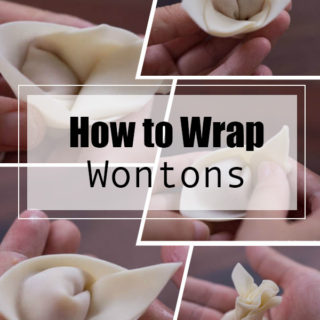 how to wrap wontons | chinasichuanfood.com