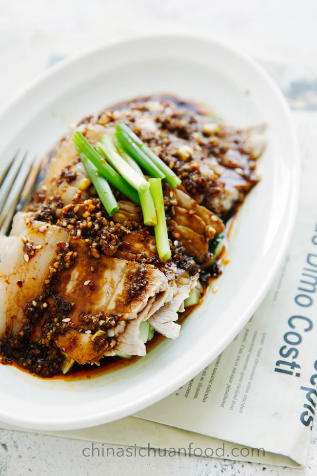Sichuan pork slices in garlic sauce|chinasichuanfood.com