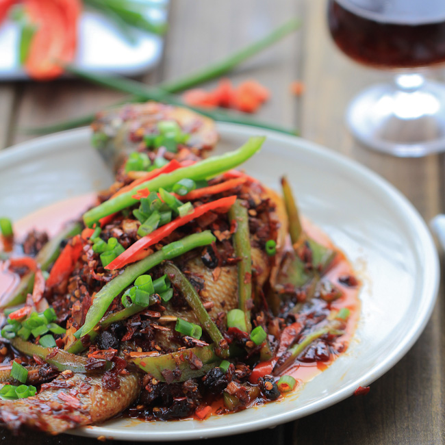 Spicy Braised Fish-Sichuan style