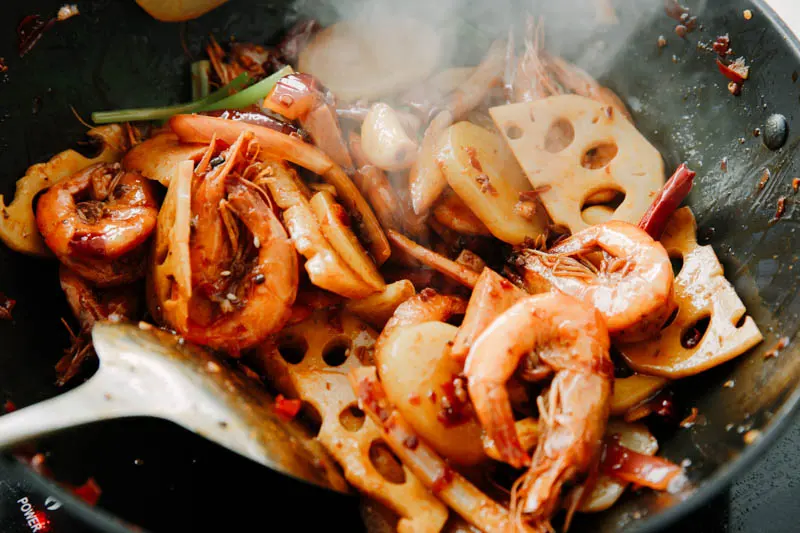 shrimp dry pot|chinasichuanfood.com